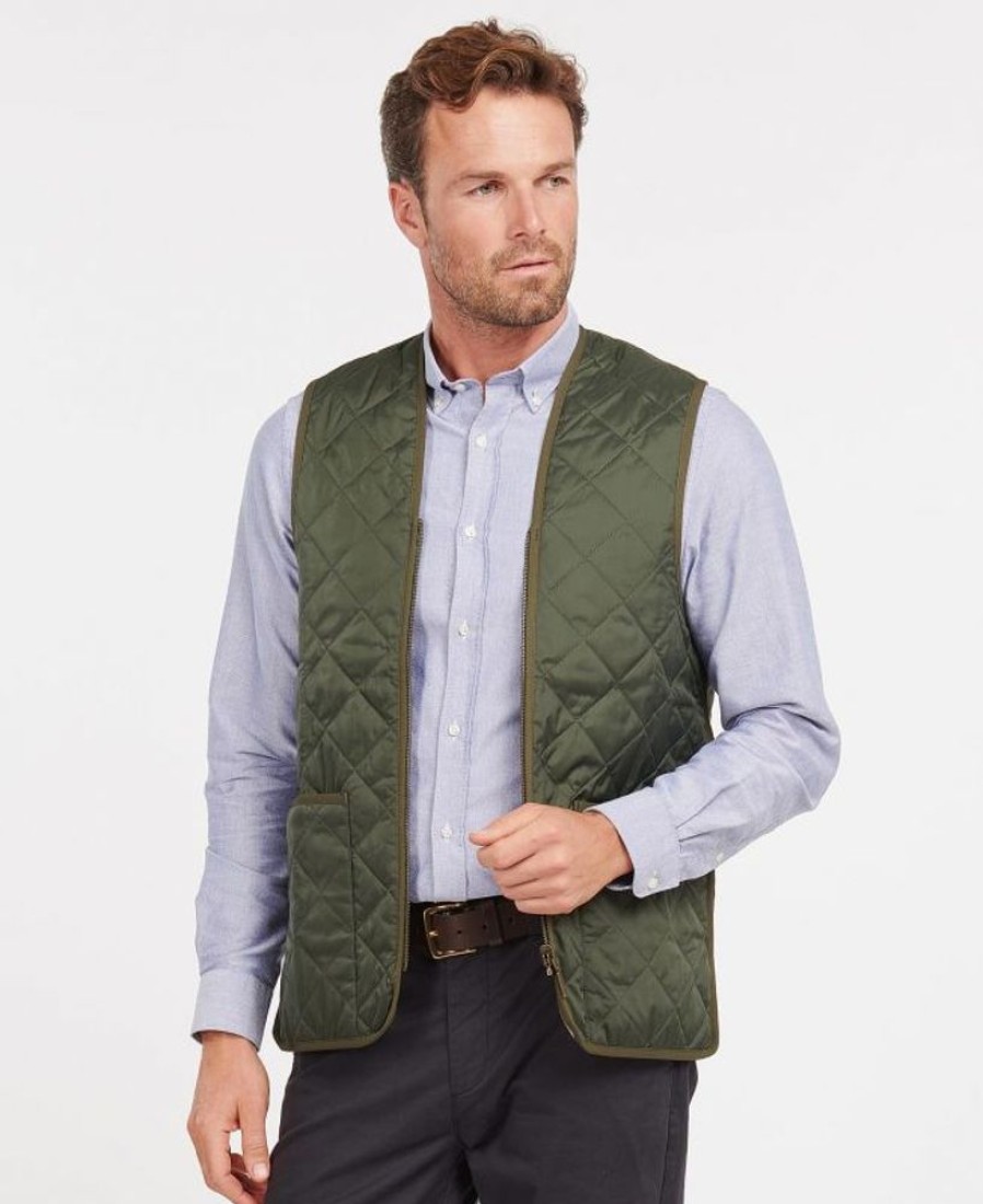 Accessories Barbour Hoods & Liners | Barbour Quilted Waistcoat/Zip-In Liner