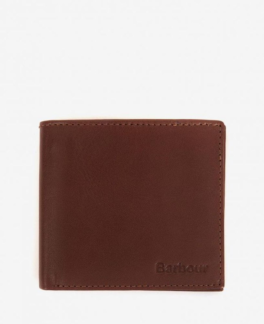 Accessories Barbour Wallets & Card Holders | Barbour Colwell Leather Billfold Wallet