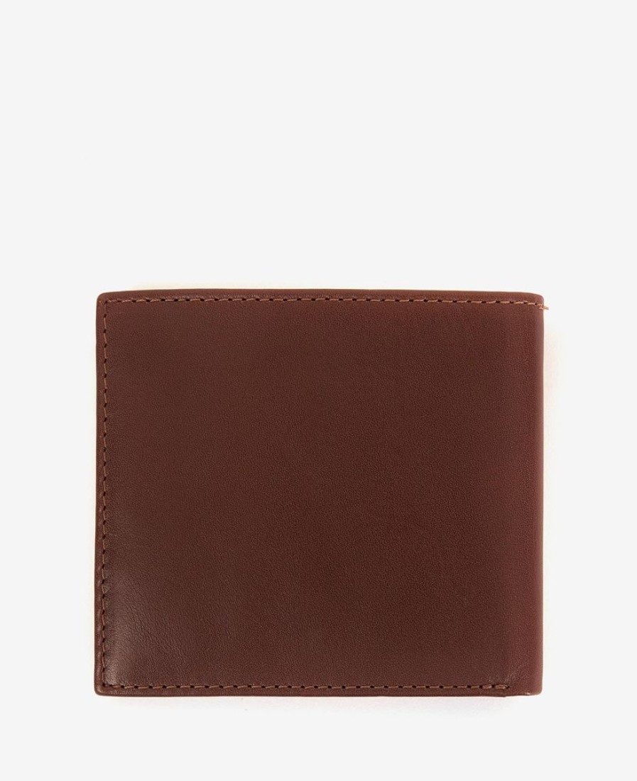 Accessories Barbour Wallets & Card Holders | Barbour Colwell Leather Billfold Wallet