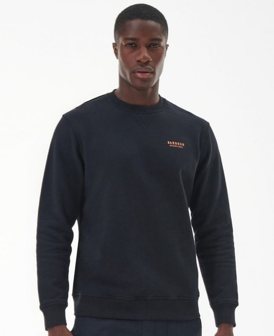 Men Barbour Hoodies & Sweatshirts | B.Intl Charlton Crew Neck Sweatshirt