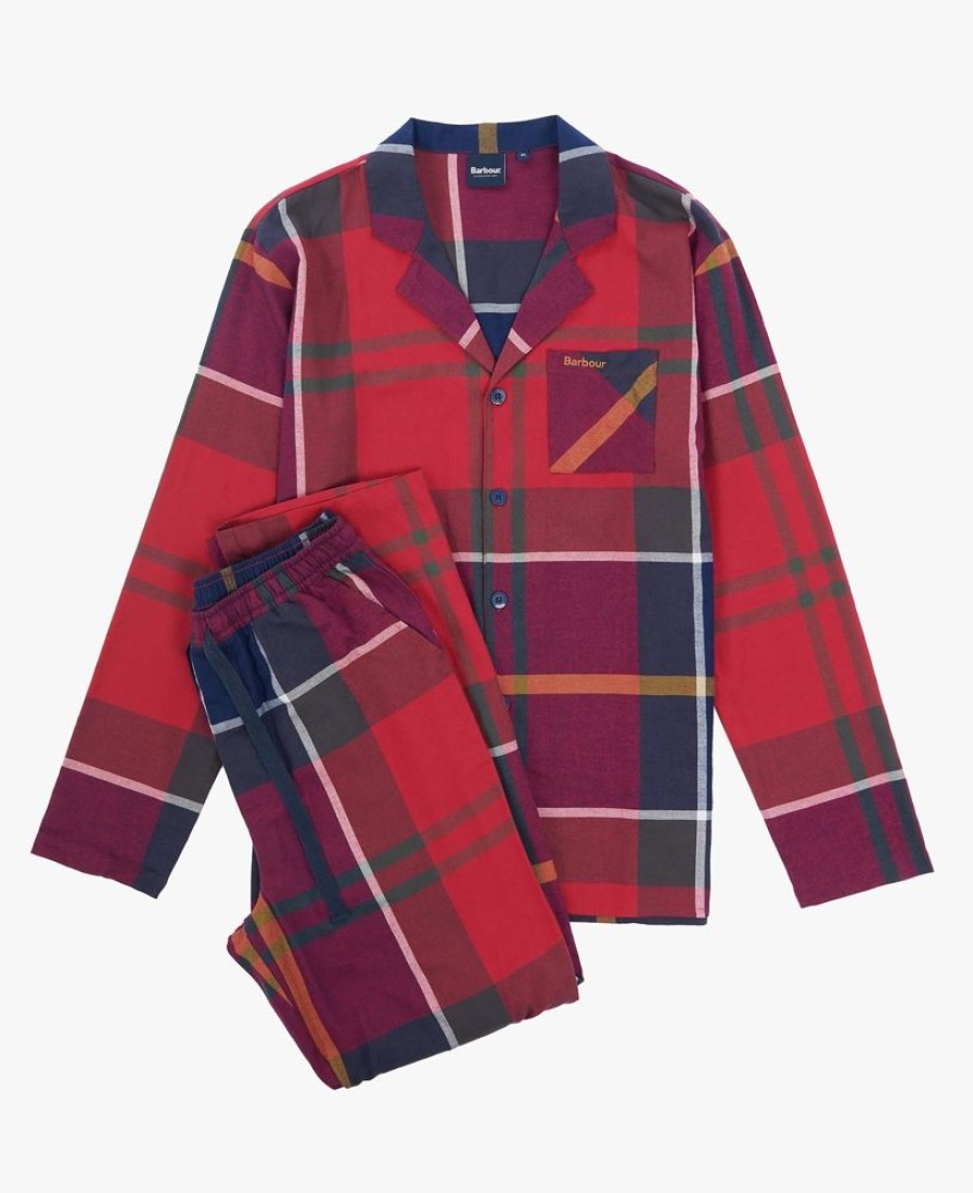 Men Barbour Lounge & Nightwear | Barbour Large Scale Laith Pj Set