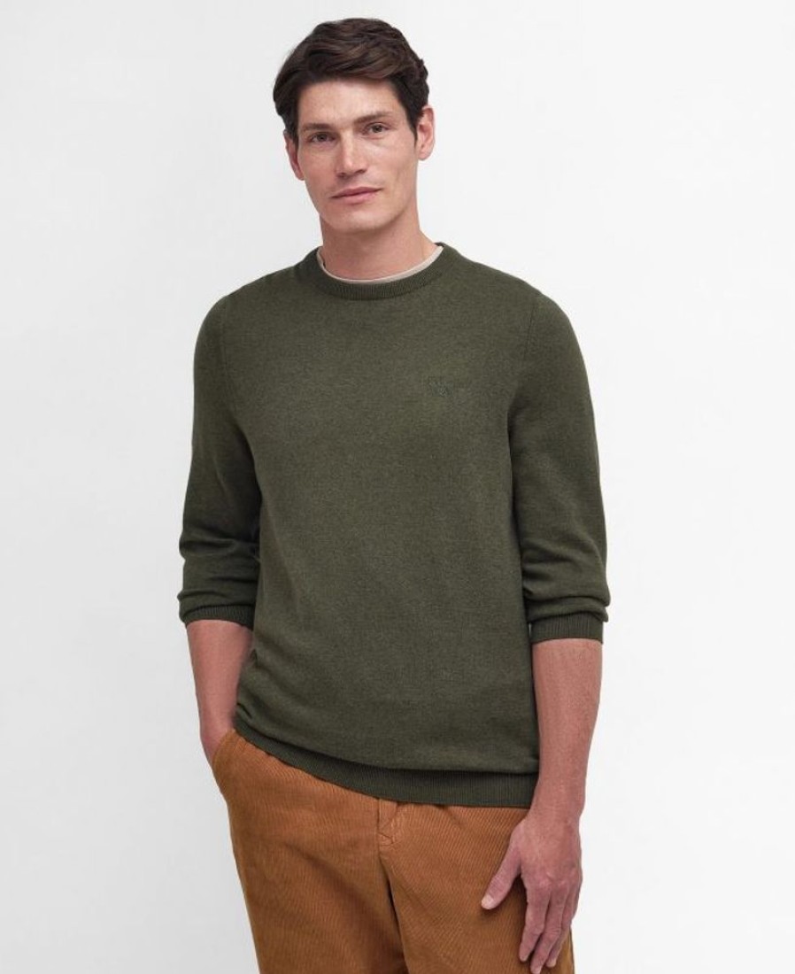 Men Barbour Jumpers | Barbour Pima Cotton Knitted Jumper