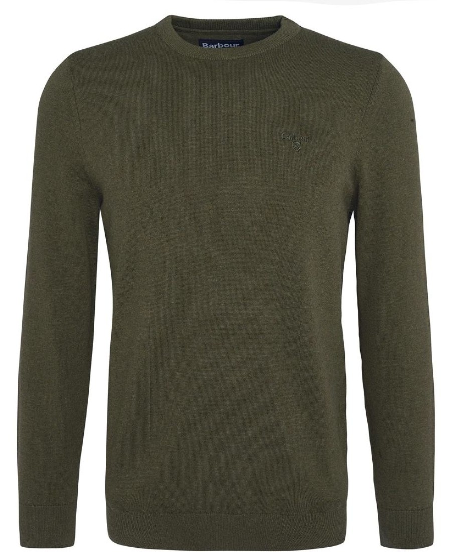 Men Barbour Jumpers | Barbour Pima Cotton Knitted Jumper