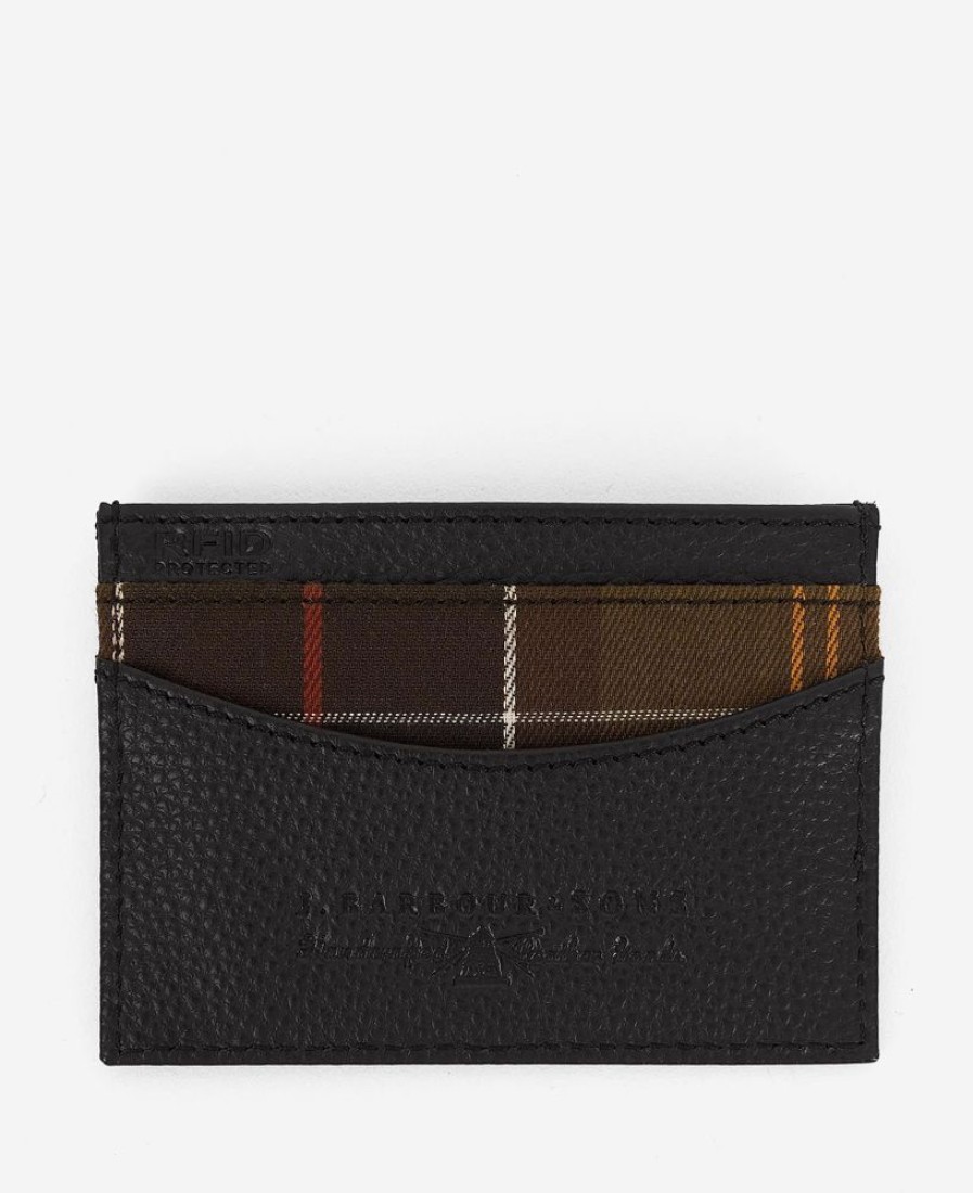 Accessories Barbour Wallets & Card Holders | Barbour Debossed Logo Card Holder