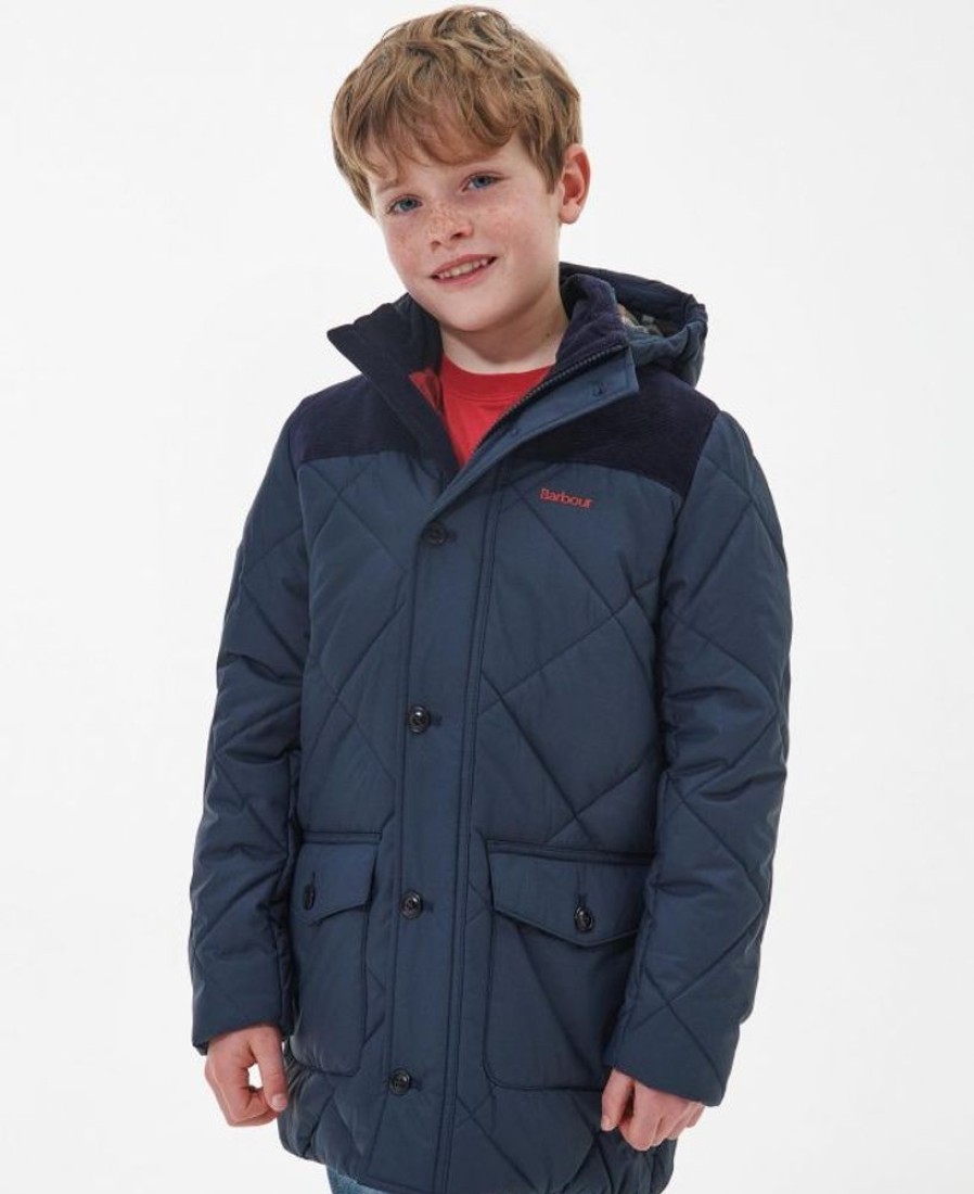 Kids Barbour Quilted Jackets | Barbour Boys' Elmwood Quilted Jacket